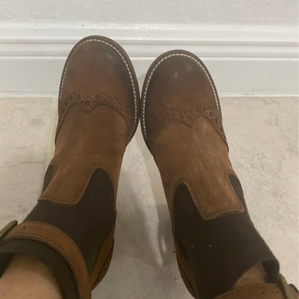 Italian leather boots European size 37 new from Italy